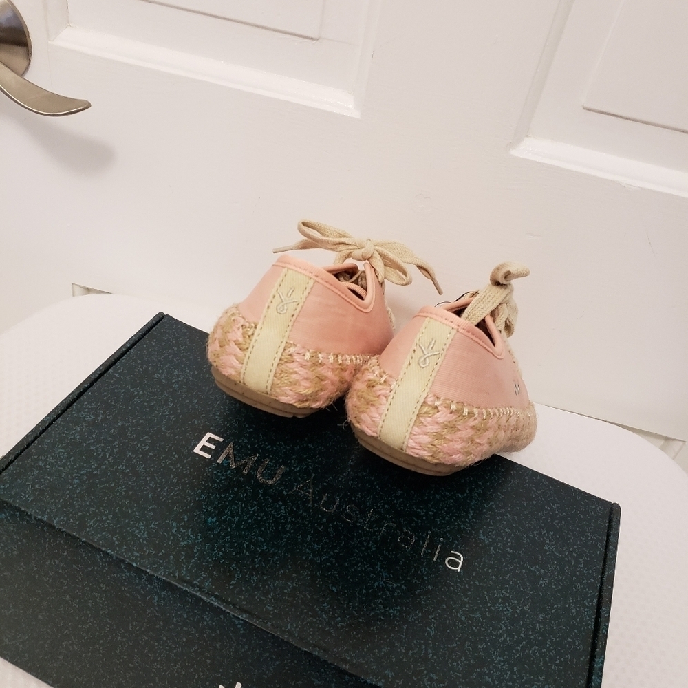 NWB Emu Australia Agonis Mix "Pale Pink/Rose Pale Sneaker Flats Size 9 - Picture 10 of 11